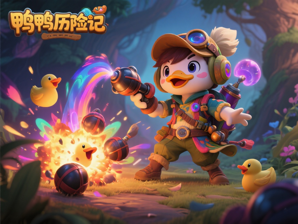 “沈梦溪专属战令皮肤:鸭鸭奇遇记” 沈梦溪作为一位以炸弹为武器的英雄,本身就